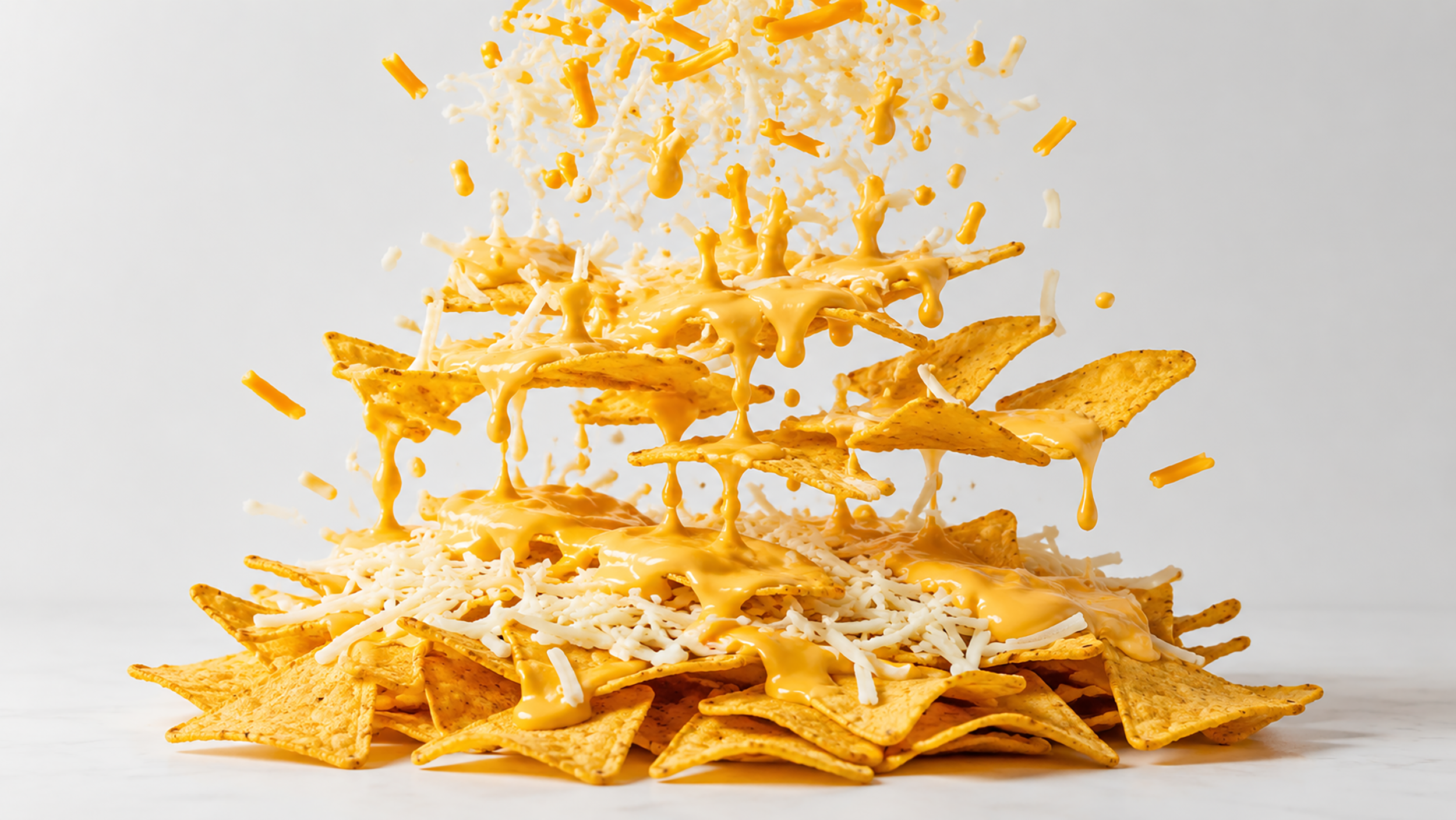 Just Cheese loaded nachos